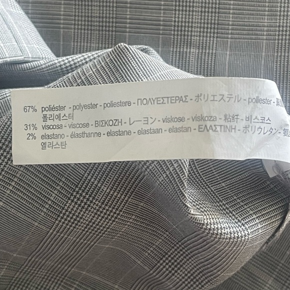 Zara Plaid Double Breasted Blazer - Picture 8 of 8